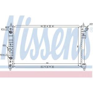 воден радиатор NISSENS 616671 
