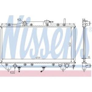 воден радиатор NISSENS 64806 