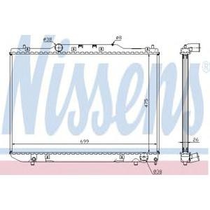 воден радиатор NISSENS 64797A 