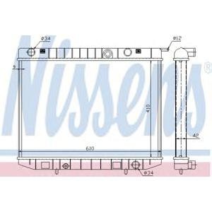 воден радиатор NISSENS 63299 