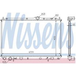 воден радиатор NISSENS 65559A 