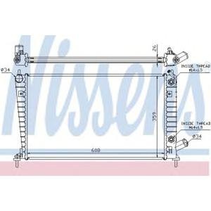 воден радиатор NISSENS 68001A 