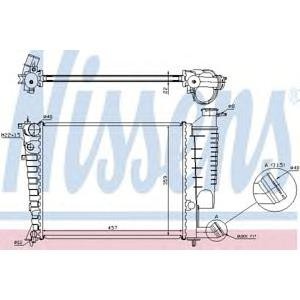 воден радиатор NISSENS 61335A 