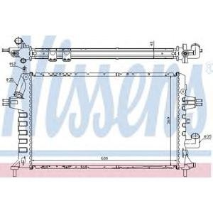 воден радиатор NISSENS 63021A 