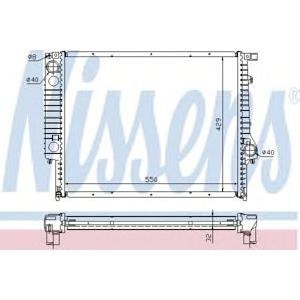 воден радиатор NISSENS 60759A 