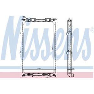 воден радиатор NISSENS 62872A