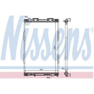 воден радиатор NISSENS 628720 