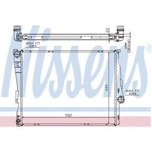 воден радиатор NISSENS 60784A
