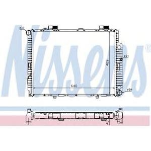 воден радиатор NISSENS 62598A