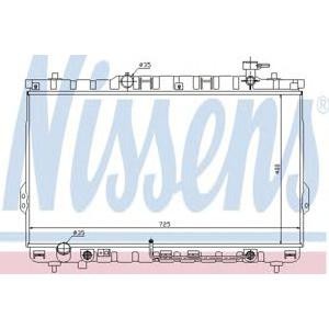 воден радиатор NISSENS 67030 