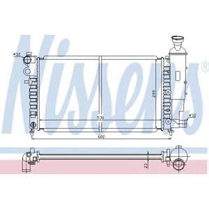 воден радиатор NISSENS 61276 