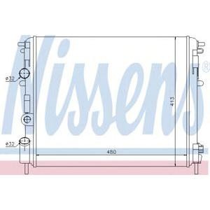 воден радиатор NISSENS 637931 
