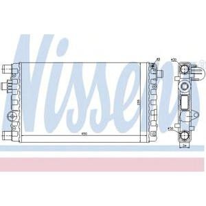 воден радиатор NISSENS 61785