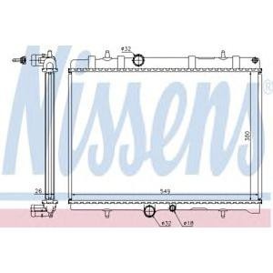 воден радиатор NISSENS 63689A 