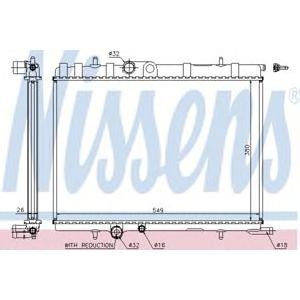 воден радиатор NISSENS 63694A 