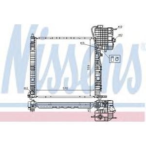 воден радиатор NISSENS 62559A 