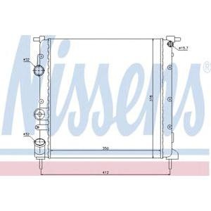 воден радиатор NISSENS 638271 