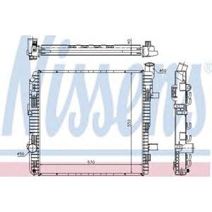 воден радиатор NISSENS 62626A