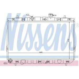 воден радиатор NISSENS 67488 