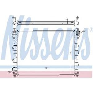 воден радиатор NISSENS 64310A