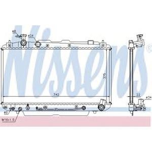 воден радиатор NISSENS 64644A 