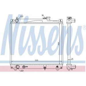 воден радиатор NISSENS 64159 