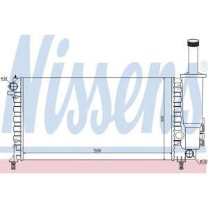 воден радиатор NISSENS 61881 