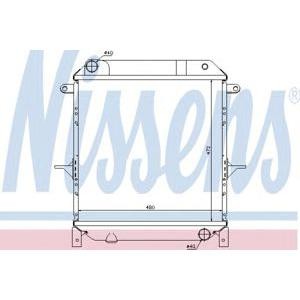 воден радиатор NISSENS 62906