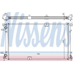 воден радиатор NISSENS 63818A 