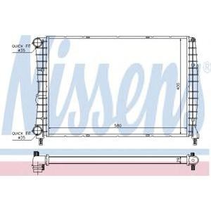 воден радиатор NISSENS 60060 