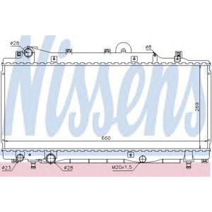 воден радиатор NISSENS 68805 