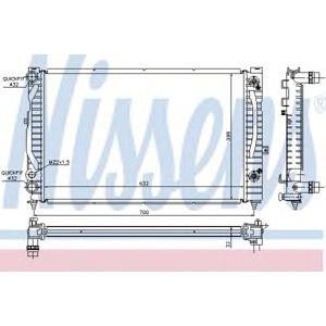воден радиатор NISSENS 60229 