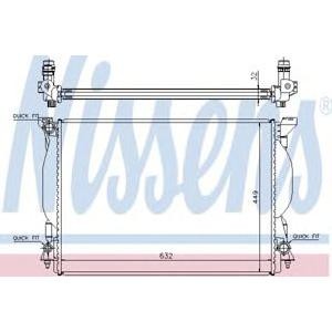 воден радиатор NISSENS 60306A 