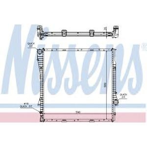 воден радиатор NISSENS 60788A