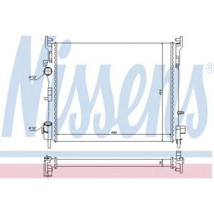 воден радиатор NISSENS 67229 