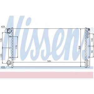 воден радиатор NISSENS 61899 