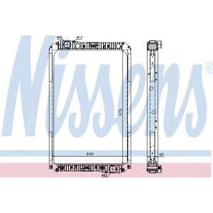 воден радиатор NISSENS 62571A 