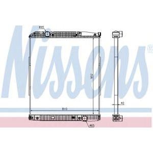 воден радиатор NISSENS 626530 