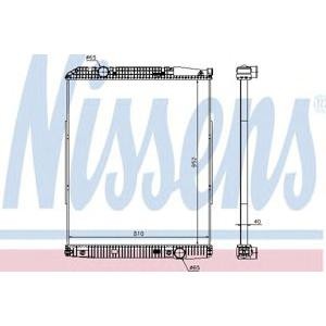 воден радиатор NISSENS 626490