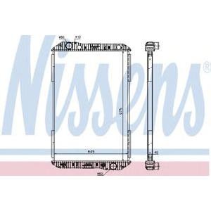 воден радиатор NISSENS 625710 
