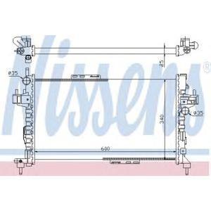 воден радиатор NISSENS 63094 