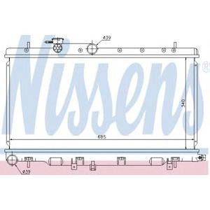 воден радиатор NISSENS 67709 
