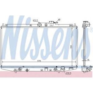 воден радиатор NISSENS 68117 
