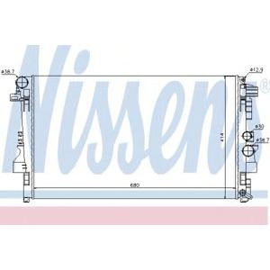 воден радиатор NISSENS 62572 