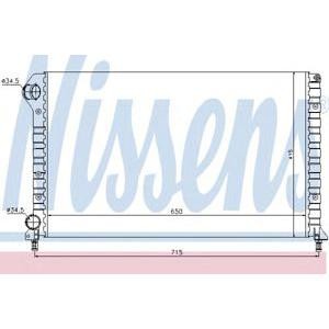 воден радиатор NISSENS 61766