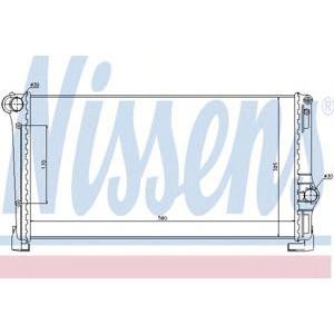 воден радиатор NISSENS 61896 