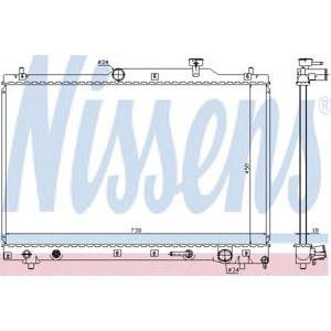 воден радиатор NISSENS 64657 