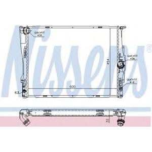воден радиатор NISSENS 60786A