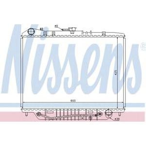 воден радиатор NISSENS 63117 