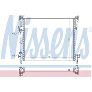 воден радиатор NISSENS 67246 